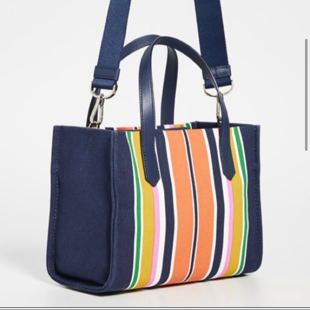 NWT- Kate Spade Kitt Stripe medium satchel Parisian